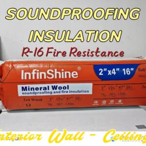 insulation mineral wall interior wall soundproof r 16